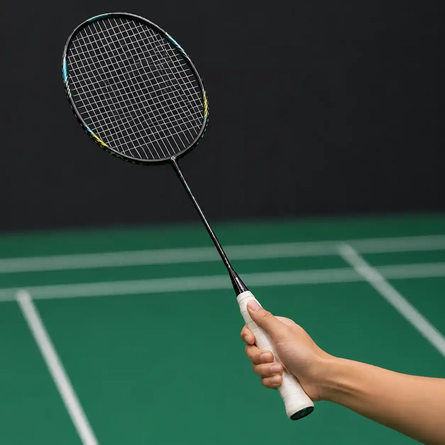 How to hold a badminton racket as a beginner