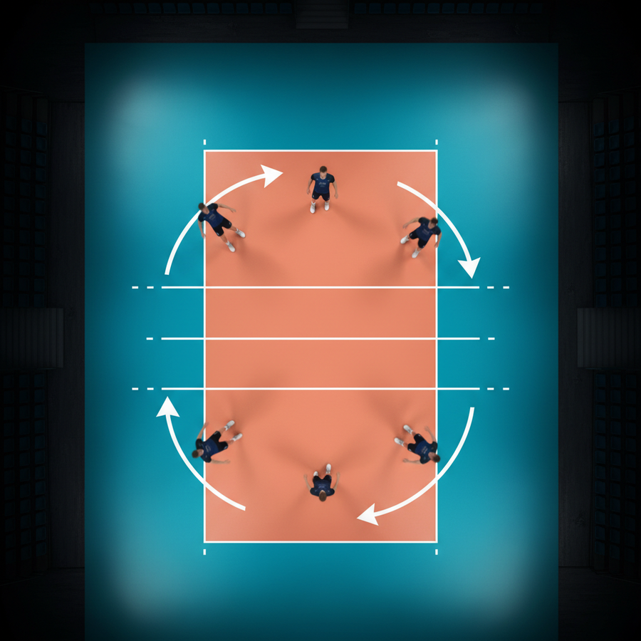 Volleyball Rotations: How the 6 Positions Work