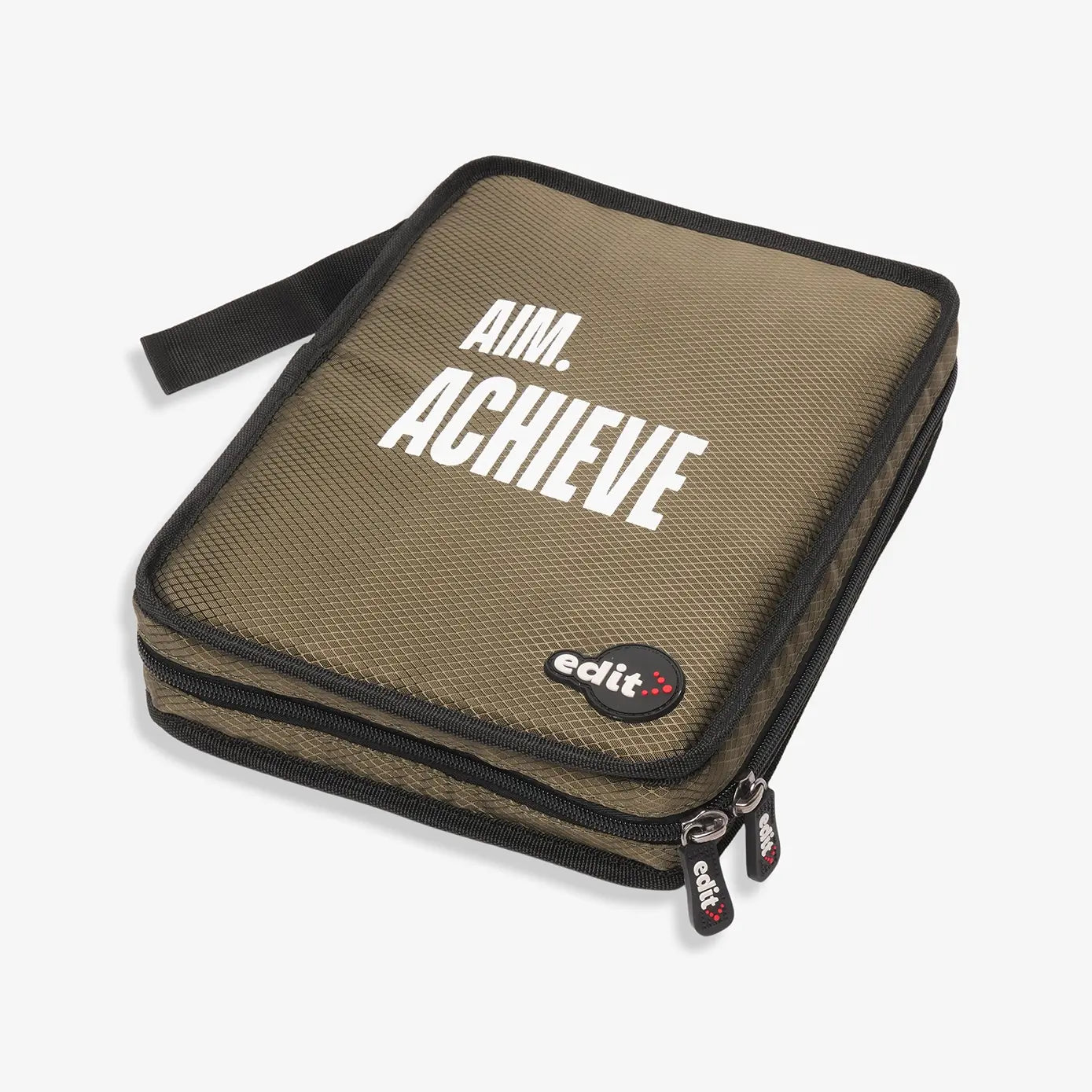 Green table tennis racket case